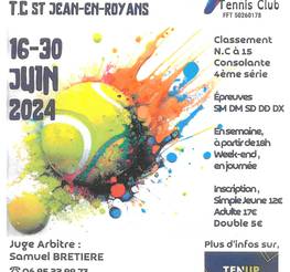 Tournoi de tennis Royans-Vercors